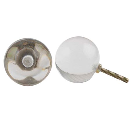 Clear Round Glass Drawer Knob Online